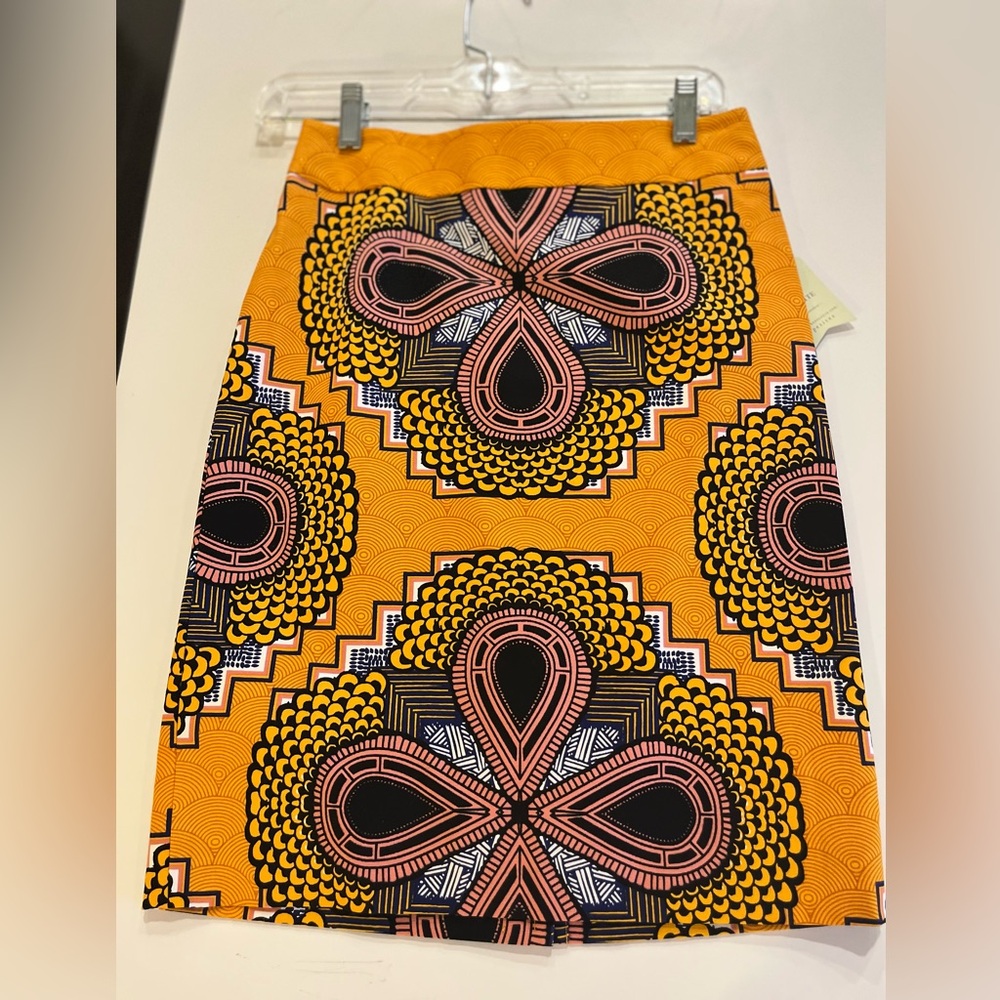 Anthropologie Vibrant Patterned Skirt